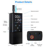 150PSI Portable Car Air Compressor Electric Wireless Tire Inflator Air Pump Rechargeable Digital For Car Motorcycle Balls