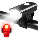USB Rechargeable Bike Lights for Night Riding Super Bright Front Light and Rear LED Bicycle Light Set Bike Headlight Taillight