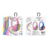 2021 New Decompression 5.0 Goston Stereo Headset Creative Silicone Bubble Fidget Toys Luminou Large Simpl Fidget Toy for Kid