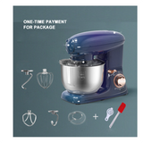 1500W 6.2L Stainless Steel Bowl 6-speed Kitchen Food Stand Mixer Cream Egg Whisk Whip Dough Kneading Mixer Blender