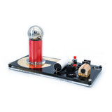 1Set Mini Tesla Coil Kit 20W Mini Music Tesla Coil Plasma Speaker Tesla Wireless Transmission DC 9V 3A DIY Experiment Model Kits