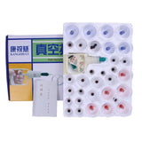 32/24 Cans Massage Vacuum Cupping Set Thicker Magnetic Aspirating Cupping Cans Acupuncture Suction Cup Chinese Massage Kit