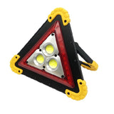 Car Warning Light Triangle Bright 3 LED Taillight Waterproof Sign Lamp Truck Strobe Emergency Repair Lantern for Outdoor Camping