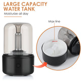 Candlelight Aromatherapy Humidifiers Essential Oils Fragrance Diffusers 120ML House USB Air Humidifier with Night Light for Home