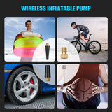 Rechargeable 12V 150 PSI Tire Pump Portable Compressor Mini Air Inflator Digital LCD Pressure Gauge for Car Bicycle Tires Balls