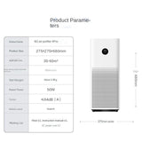 Xiaomi Mijia Air Purifier 4 Pro OLED Touch Screen Negative Ion Air Outlet Home Air Cleaner Low Noise Air Cleaner Smart Control