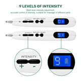 Handheld Acupoint Massage Pen TENS Point Detector LCD Display Electric Acupuncture Pen Pain Relief Stimulator Device