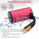 RC Waterproof Combo 4076 2000KV 2250KV Brushless Motor w/ 120A 150A Brushless ESC with S2000ML 20KG Servo for 1/8 RC Drift Car