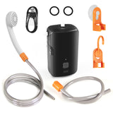 Outdoor Shower Portable Electric Shower Pump Waterproof with 2-Level Water Flow for Camping Hiking Travel Beach Pet Watering