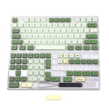 Matcha Dye Sub ZDA PBT Keycap Similar to XDA Japanese Korean Russian For MX Keyboard 104 87 61 Melody 96 KBD75 ID80 GK64 68 SP84