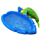 Bird Bath Tub Bowl Basin Parrot Cage Hanging Bathtub Box Bird Feeder Birdbath Parrot Bath Swimsuit Supplies