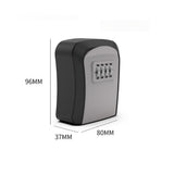 Key lock box wall-mounted key safe weatherproof No. 4 combination key storage lock box indoor and outdoor password key box