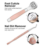 Stainless Steel Nail Clippers Nail Trimming Tool Set Nail Knife Pusher Nipper Files Trimmer Foot Cuticle Dead Skin Remover