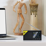 Digital DAB &amp; FM Radio, Portable Digital Radio Rechargeable Wireless DAB+FM Receiver with Stereo Speaker Sound System