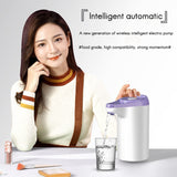 Portable Water Bottle Pump, 5 Gallon Universal Bottle Electric Water Dispenser with Switch Charging, for Camping Kitchen