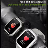 NX3 Smart Watch Men Bluetooth Call Rugged Outdoor Sport Smartwatch 1.83inch  Heard Rate Blood Pressure Health Monitoring