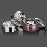 Large Three-layer Electric Steamer Multi-layer Electric Cooker Multi-function Kitchen Large Capacity And Timing Can Be Reserved