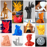 PLA 3D Filament Refills 3D Printer Plastic 1.75MM 3 Rolls / Set Filament Bendable Non-toxic Fastship Printer Handles DIY Gift
