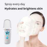 USB Skin Moisturizing Spray Face Make Up Mini Hydration Nebulizer Nano Mist Sprayer Moisturize Skin Water Nano Facial Humidifier