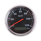 Universal Black 85mm IP67 Antifogging meter  200km/h For Car Truck Motor DC 9~32V