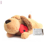 Heartbeat Dog Toy for Separation Anxiety Sleep Aid Soft Plush Sleeping Buddy Dogs Hippopotamus Stress Relief for Barking