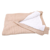 Baby Sleeping Bag Envelope Winter Kids Sleepsack Footmuff For Stroller Knitted Sleep Sack Newborn Swaddle Knit Wool Slaapzak