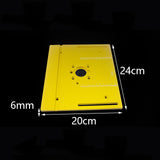 Router Table Insert Plate For Woodworking Benches Table Saw With Miter Gauge Guide Aluminium Profile Fence Sliding Brackets