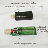 5V 1A/2A/3A USB Resistor DC Electronic Load with Switch Adjustable Battery Capacity Voltage Discharge Resistance Tester