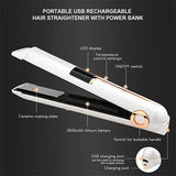 Wireless Hair Straightener Ceramic Mini Flat Iron Hair Curling Irons Styling Tools Cordless Beard Hair Straightener