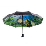 Ghibli Totoro Umbrella Sun Rain Umbrella Anime My Neighbor Totoro Cute Daily Folding Umbrella