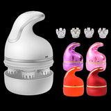 1PC Head Massager Multifunction USB Charging Electric Scalp Massager for Lady with 1pc Replacement Brush Head