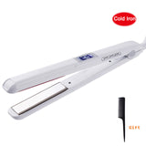 Hair Straightener Professional Infrared Hair Care Flat Iron for Hair Treatment Therapy Repair Damaged Hair LCD Display
