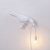 Seletti Bird Wall Lamp Italian Modern Resin White Black Light for Bedroom BedsideLiving Room Decoration Led Light Fixtures