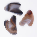 5Pc Agate Jade Stone Guasha Board Gouache Scraper Eye Face Lifting Slimming Beauty Tool Acupuncture Massage Scraping Health Care