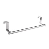 2 Size Towel Racks Over Kitchen Cabinet Door Towel Rack Bar Hanging Holder Bathroom Shelf Rack Home Organizer Long Wall Hook