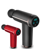 IKeRiShair LCD Display Massage Gun Percussion Pistol Massager For Body Neck Deep Tissue Muscle Relaxation Gout Pain Relief