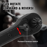 2-in-1 Universal Wrench Drill Chuck Key Wrench Ratchet Dual-use Spanner Ratchet Connector Ring Combo Grip Star Wrench Hand Tool