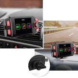 2.4" Display Universal DAB+ / DAB Car Stereo Radio Bluetooth FM Transmitter 10TF Card MP3 Player