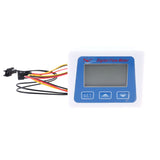 Digital Lcd Display Water Flow Sensor Meter Flowmeter Rotameter Temperature