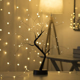 LED night light bonsai tree light sky full of stars lighting holiday lights home party wedding interior decoration night light
