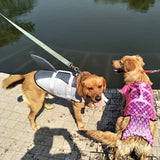 Dog harness life jacket dog swim vest for small medium large dog Husky pit bull safety comfortable XS/S/M/L/XL Swimsuit dog