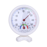 Mini Portable Accurate Durable Analog Hygrometer Mini Bell-shaped Scale Thermometer and Hygrometer for Home or Office 1 PC