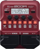 Zoom b1 quatro b1x quatro baixo guitarra multi-efeitos processador com pedal de expressão