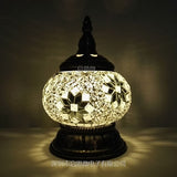 Newest Turkish mosaic table Lamp vintage art deco Handcrafted lamparas de mesa Glass romantic bed light lamparas con mosaicos