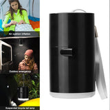 Portable USB Mini Outdoor Inflatable Toy Airbed Mat Pump Camping Emergency Lighting Outdoor Mountaineering Camping Tools