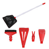 5 in 1 ABS Aquarium Cleaning Net Algae Scraper Clip Brush Aquarium Glass Cleaning Tool set Fish Supplies