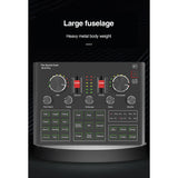 V9X PRO Sound Card,Audio Mixer for Live Broadcast Recording Phone Computer PC Live Recording Home KTV Voice Chat