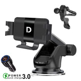 15W Qi Car Wireless Charger, QC 3.0 Wireless Car Charger Mount, Air Vent Car Phone Holder Mount Compatible with Galaxy z Fold 2
