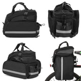Bicycle Cyling Riding Rear Seat Bag Multifunction Expandable Waterproof MTB Bicycle Pannier Bag Bike Rack Bag With Rain Cover