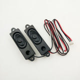 8Ohm 2W passive speakers 1 pair 18*53mm for Body Monitor Advertising Machine Massage Sofa Speaker with wire 4PIN 2.0